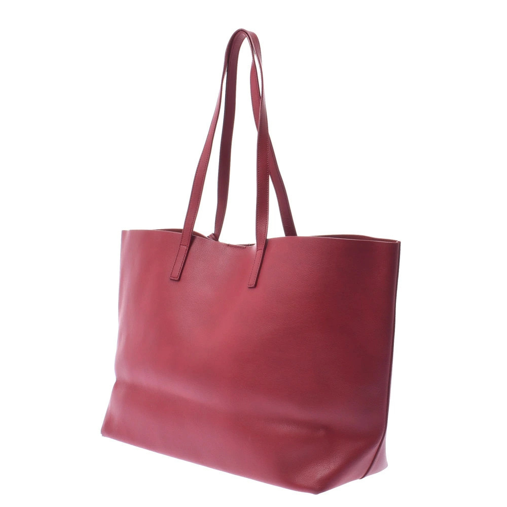 Saint Laurent Red Calfskin Bag Tote Red